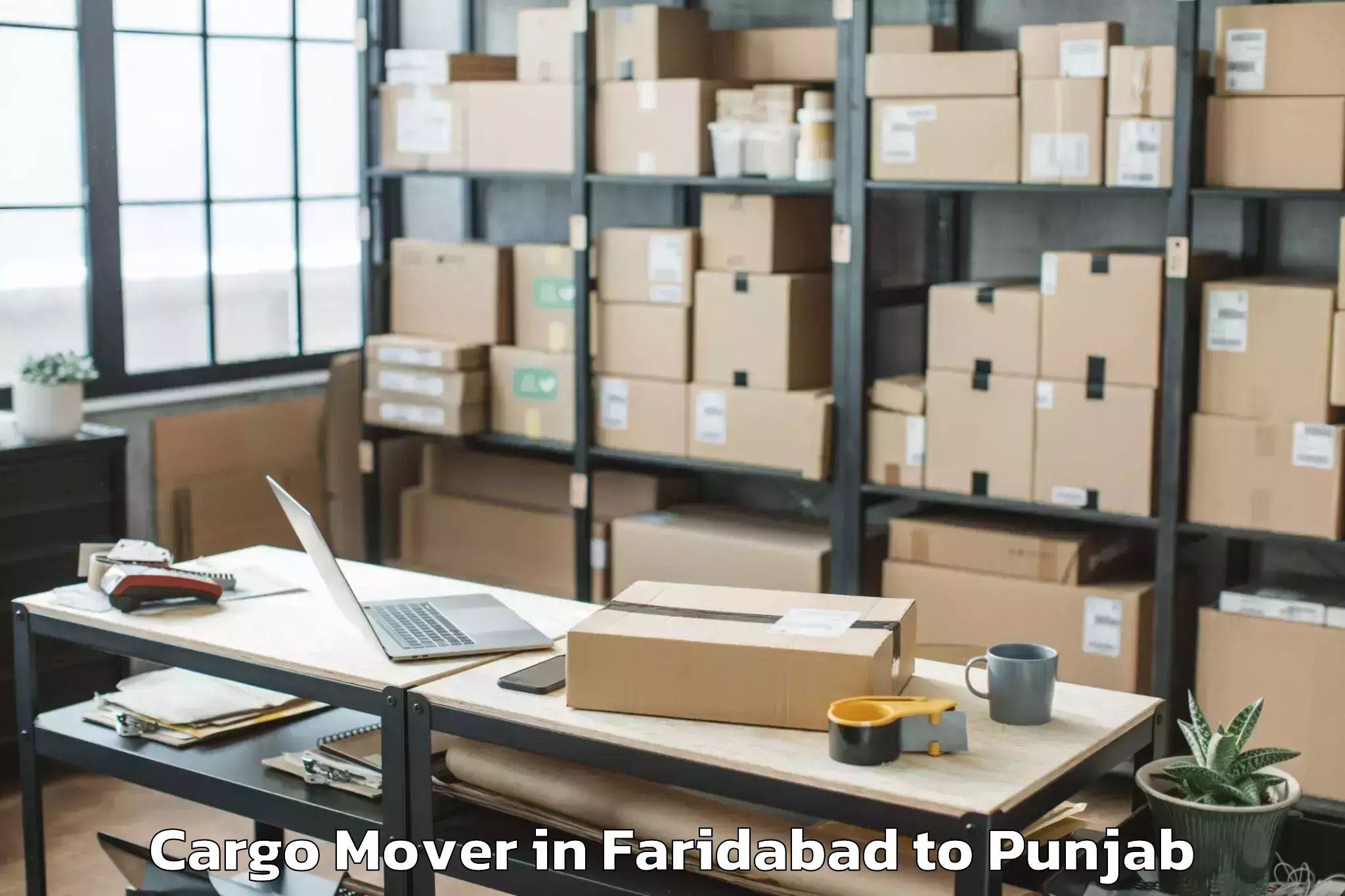 Top Faridabad to Patti Tarn Tara Cargo Mover Available